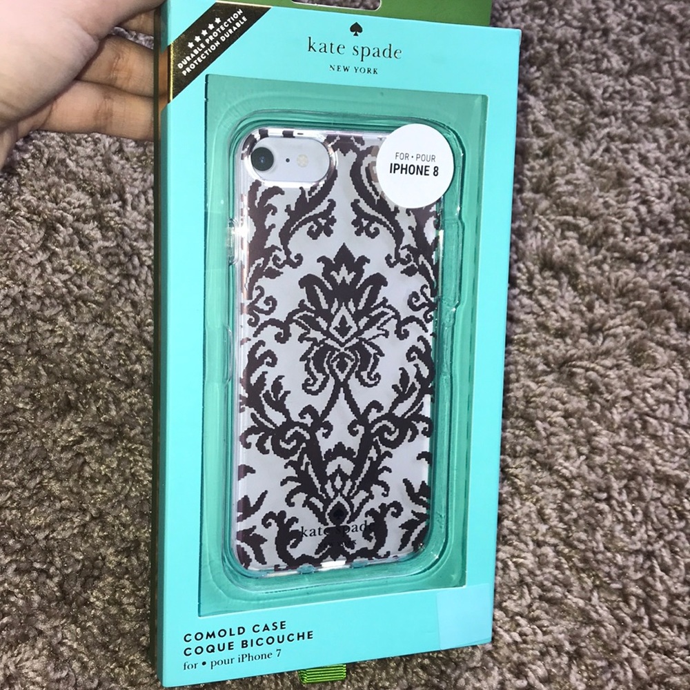 Kate Spade Rose Gold Tapestry iPhone Case